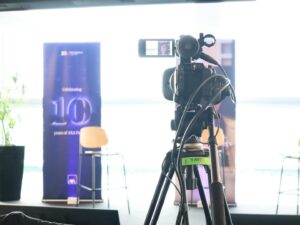 Camera ready for Hybrid Event with HIYA | Event management company