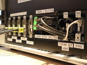 Tech set-up at a HIYA event | Corporate conference organisers Ireland